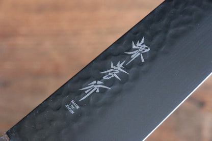 Sakai Takayuki Kurokage VG10 ลายค้อนตี เคลือบเทฟลอน มีด Kengata Gyuto มีดทำครัวญี่ปุ่น 190mm ด้ามไม้เวงเก้