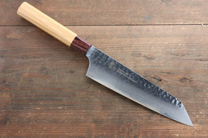 Sakai Takayuki VG10 ดามัสกัส 33 ชั้น มีด Kengata Santoku มีดทำครัวญี่ปุ่น 160mm ด้ามต้นเซลโคว่าญี่ปุ่น (Japanese Elm)