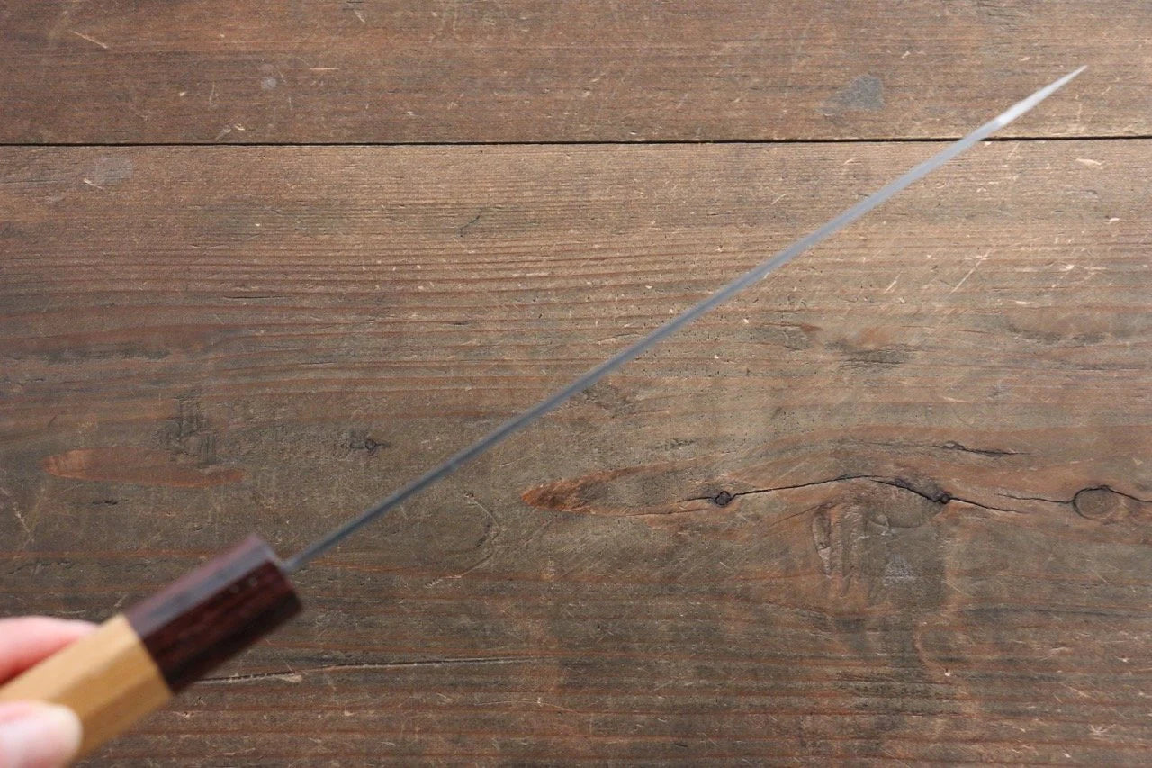 Sakai Takayuki VG10 ดามัสกัส 33 ชั้น มีด Kengata Santoku มีดทำครัวญี่ปุ่น 160mm ด้ามต้นเซลโคว่าญี่ปุ่น (Japanese Elm)