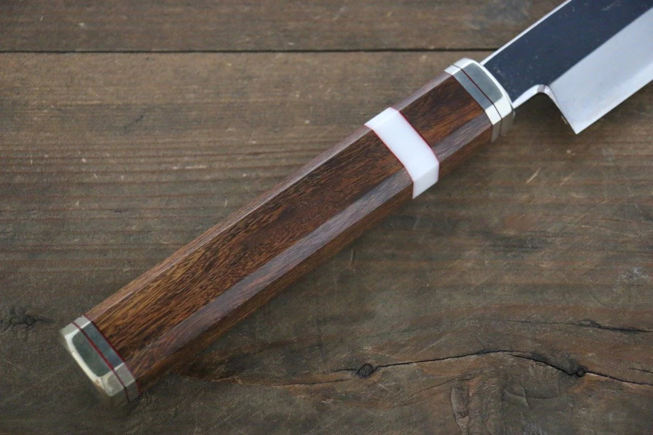 Sakai Takayuki Silver Steel No.3 (เหล็กเงิน No.3) มีด Yanagiba มีดทำครัวญี่ปุ่น ด้ามต้นไอรอนวูดทะเลทราย