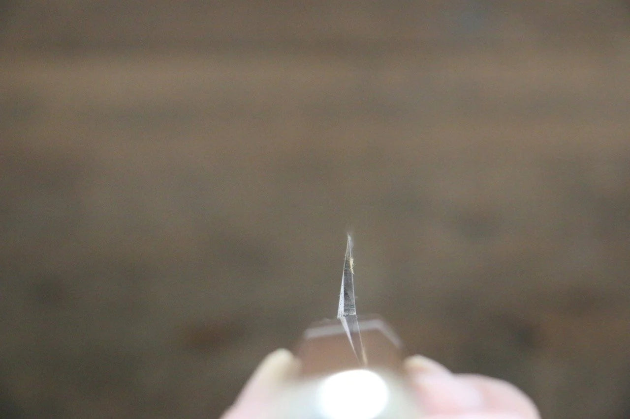 Sakai Takayuki Silver Steel No.3 (เหล็กเงิน No.3) มีด Yanagiba มีดทำครัวญี่ปุ่น ด้ามต้นไอรอนวูดทะเลทราย