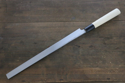 Sakai Takayuki [Left Handed] Kasumitogi White Steel (เหล็กกล้าขาว) มีดหั่นปลาหมึกทาโกะ มีดทำครัวญี่ปุ่น ด้ามต้นเเมกโนเลีย