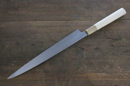 Sakai Takayuki [Left Handed] Kasumitogi White Steel (เหล็กกล้าขาว) มีด Fuguhiki มีดทำครัวญี่ปุ่น