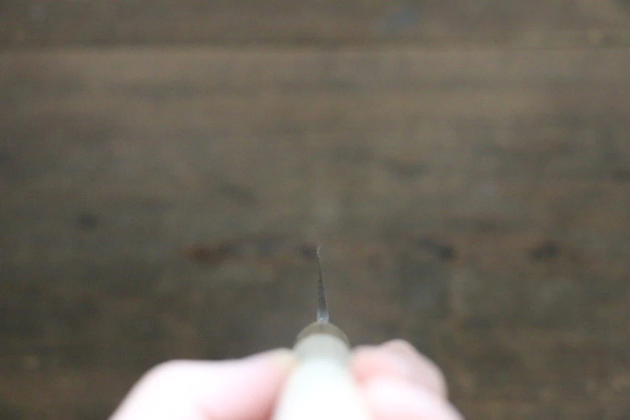 Sakai Takayuki [Left Handed] Kasumitogi White Steel (เหล็กกล้าขาว) มีด Fuguhiki มีดทำครัวญี่ปุ่น
