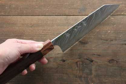 Yu Kurosaki Fujin VG10 ลายค้อนตี มีดสำหรับการใช้งานได้ทั่วไป Bunka มีดทำครัวญี่ปุ่น 165mm
