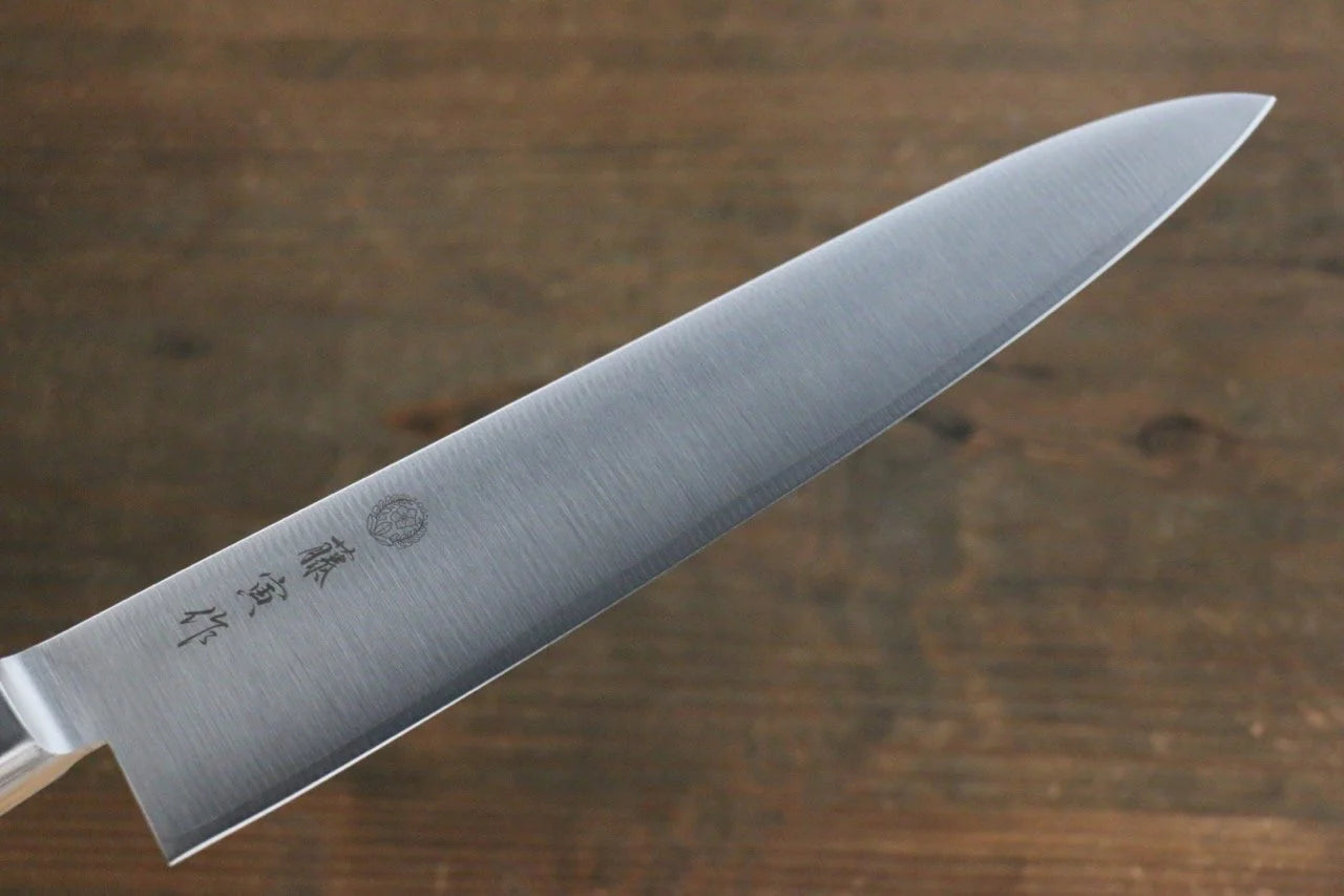 Tojiro (Fujitora) เหล็กกล้าผสม DP โคบอลด์ มีดกิวโตะ Gyuto มีดทำครัวญี่ปุ่น 210mm ด้ามไม้ Pakka wood