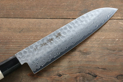 Sakai Takayuki AUS10 ดามัสกัส 45 ชั้น มีด Santoku มีดทำครัวญี่ปุ่น 180mm ด้ามต้นเเมกโนเลีย
