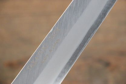 Sakai Takayuki โมลิบดินัม INOX มีด Yanagiba มีดทำครัวญี่ปุ่น ด้ามต้นไอรอนวูดทะเลทราย
