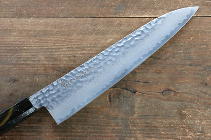 Sakai Takayuki VG10 ดามัสกัส 33 ชั้น มีดกิวโตะ Gyuto มีดทำครัวญี่ปุ่น 240mm ด้ามไม้โอ๊กเคลือบ (Saiu)