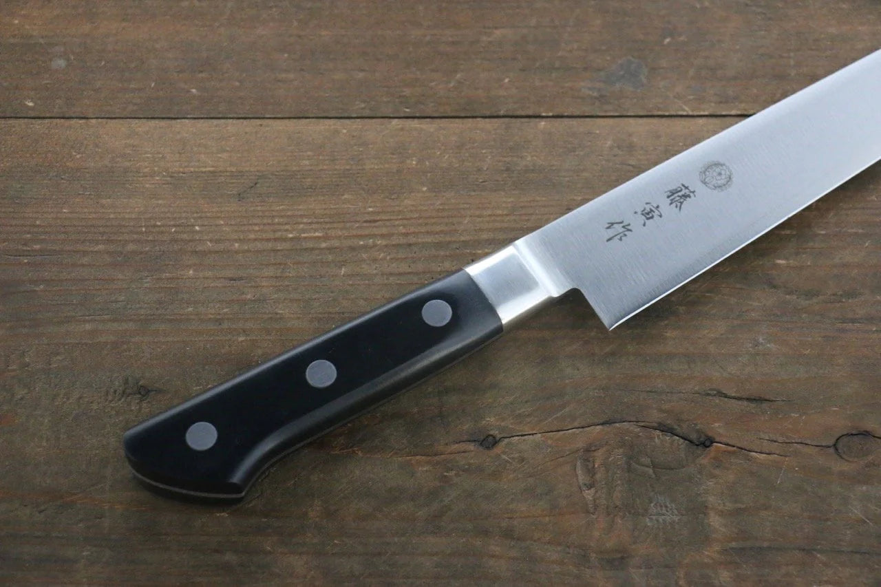 Tojiro (Fujitora) เหล็กกล้าผสม DP โคบอลด์ มีดเลาะเอ็น Sujihiki มีดทำครัวญี่ปุ่น 240mm ด้ามไม้ Pakka wood