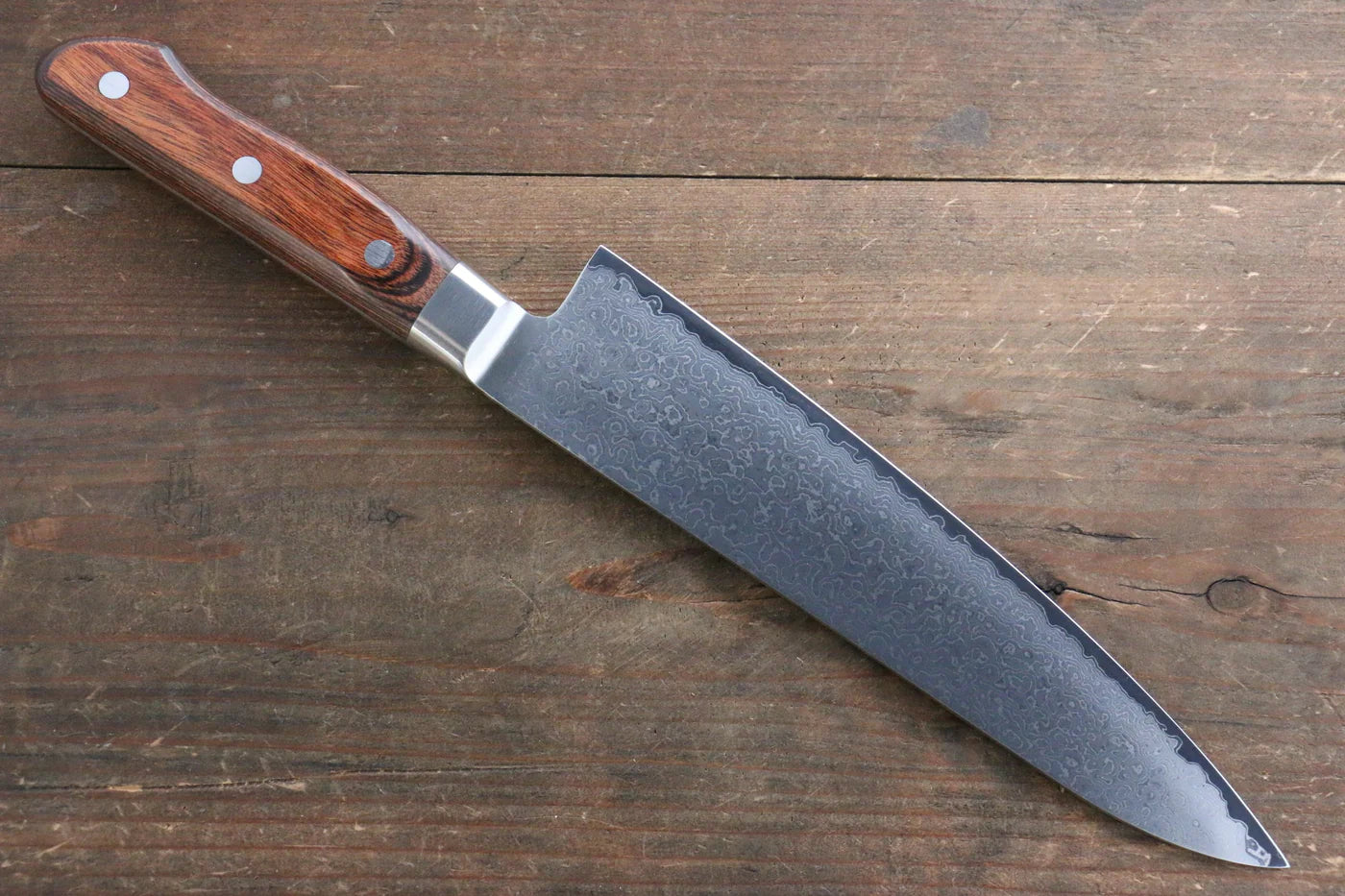 Tamahagane kyoto 63 ชั้น ดามัสกัส มีดกิวโตะ Gyuto มีดทำครัวญี่ปุ่น 210mm KP-1105