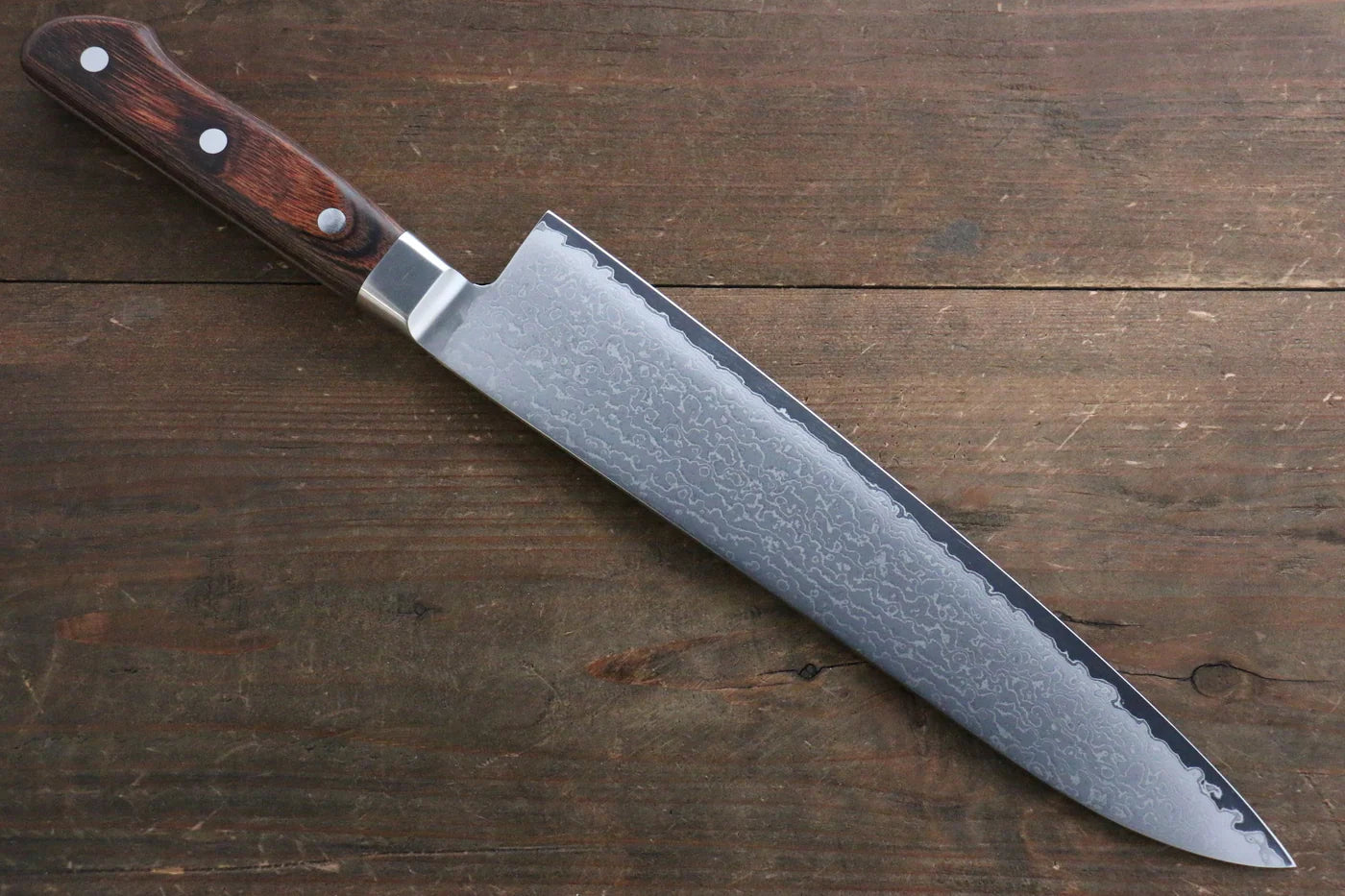 Tamahagane kyoto 63 ชั้น ดามัสกัส มีดกิวโตะ Gyuto มีดทำครัวญี่ปุ่น 240mm KP-1104