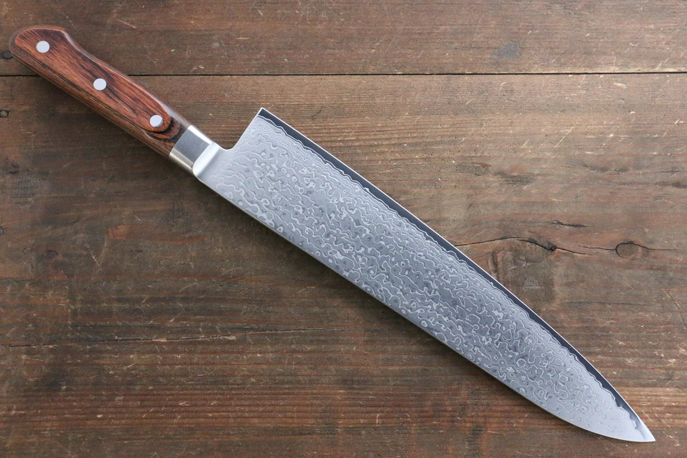 Tamahagane kyoto 63 ชั้น ดามัสกัส มีดกิวโตะ Gyuto มีดทำครัวญี่ปุ่น 270mm KP-1103