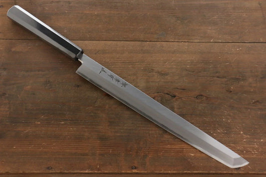 Sakai Takayuki Silver Steel No.3 (เหล็กเงิน No.3) มีด Sakimaru Takohiki มีดทำครัวญี่ปุ่น ไม้มะเกลือด้าม