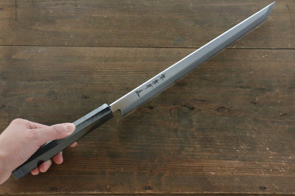 Sakai Takayuki Silver Steel No.3 (เหล็กเงิน No.3) มีด Sakimaru Takohiki มีดทำครัวญี่ปุ่น ไม้มะเกลือด้าม