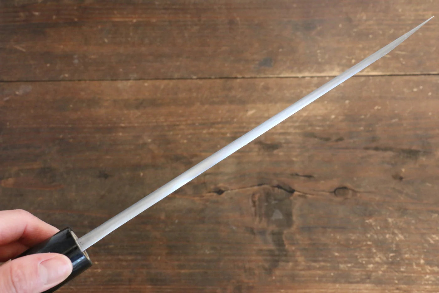 Sakai Takayuki White Steel (เหล็กกล้าขาว) No.2 มีดสำหรับปลาไหลอุนางิ มีดทำครัวญี่ปุ่น 210mm ด้ามต้นเเมกโนเลีย