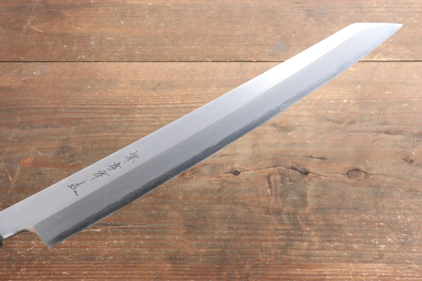 Sakai Takayuki Chef Series Hien Silver Steel No.3 (เหล็กเงิน No.3) มีด Kengata Yanagiba มีดทำครัวญี่ปุ่น 300mm ด้ามไม้มะเกลือ