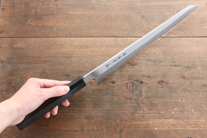Sakai Takayuki Chef Series Hien Silver Steel No.3 (เหล็กเงิน No.3) มีด Kengata Yanagiba มีดทำครัวญี่ปุ่น 300mm ด้ามไม้มะเกลือ