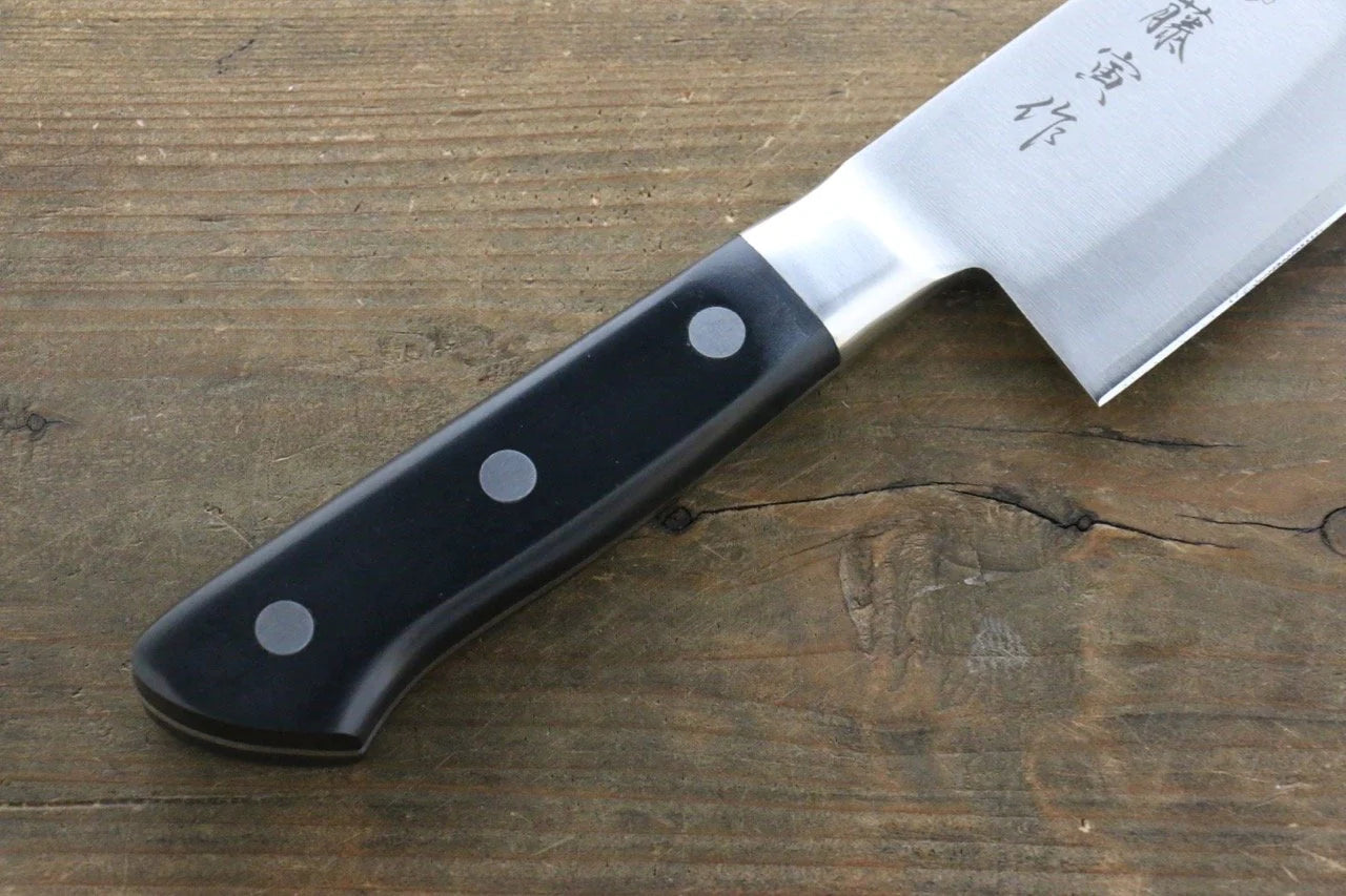 Tojiro (Fujitora) เหล็กกล้าผสม DP โคบอลด์ มีด Deba มีดทำครัวญี่ปุ่น ด้ามไม้ Pakka wood