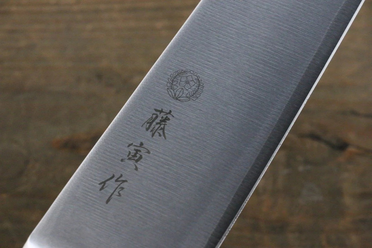 Tojiro (Fujitora) เหล็กกล้าผสม DP โคบอลด์ มีด Deba มีดทำครัวญี่ปุ่น ด้ามไม้ Pakka wood