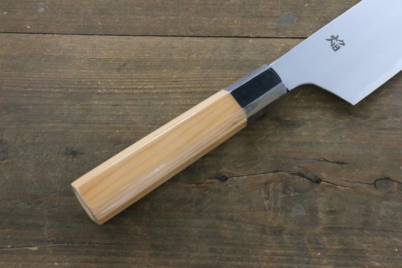 Sakai Takayuki Homura Kogetsu Blue Steel (บลูสตีล) No.2 มีดกิวโตะ Gyuto มีดทำครัวญี่ปุ่น 240mm ต้นสนยูด้าม