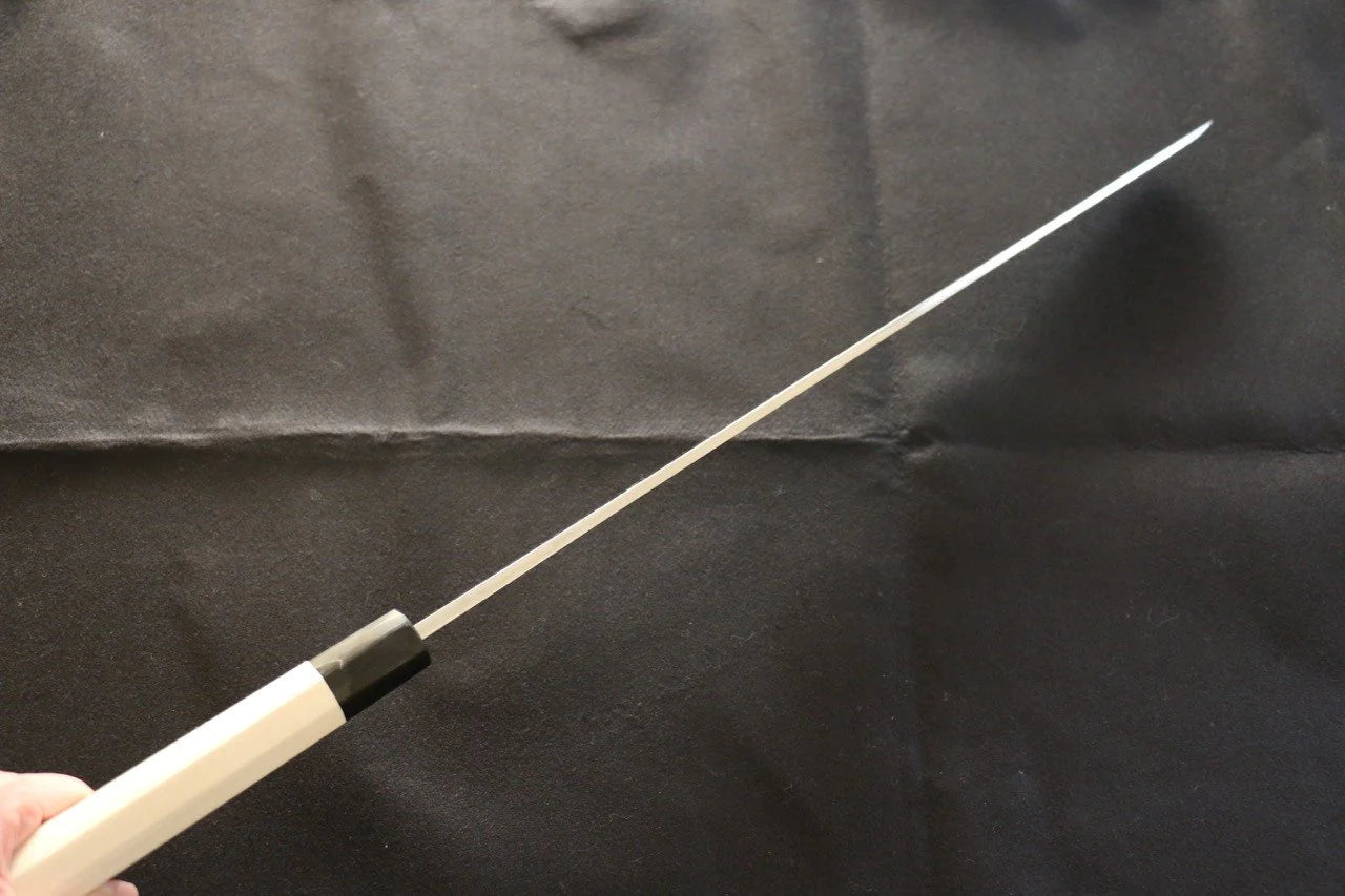 Sakai Takayuki White Steel (เหล็กกล้าขาว) No.2 มีดหั่นปลาทูน่า มีดทำครัวญี่ปุ่น 450mm