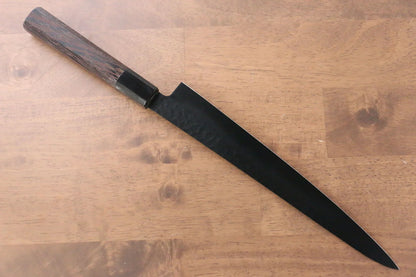Sakai Takayuki Kurokage VG10 ลายค้อนตี เคลือบเทฟลอน มีดเลาะเอ็น Sujihiki มีดทำครัวญี่ปุ่น 240mm ด้ามไม้เวงเก้