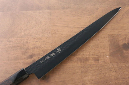 Sakai Takayuki Kurokage VG10 ลายค้อนตี เคลือบเทฟลอน มีดเลาะเอ็น Sujihiki มีดทำครัวญี่ปุ่น 240mm ด้ามไม้เวงเก้