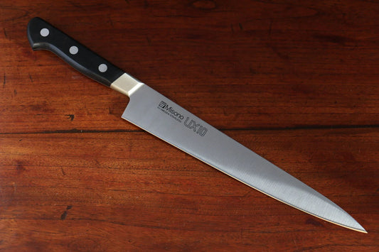 Misono UX10 สเเตนเลส มีดเลาะเอ็น Sujihiki มีดทำครัวญี่ปุ่น 270mm