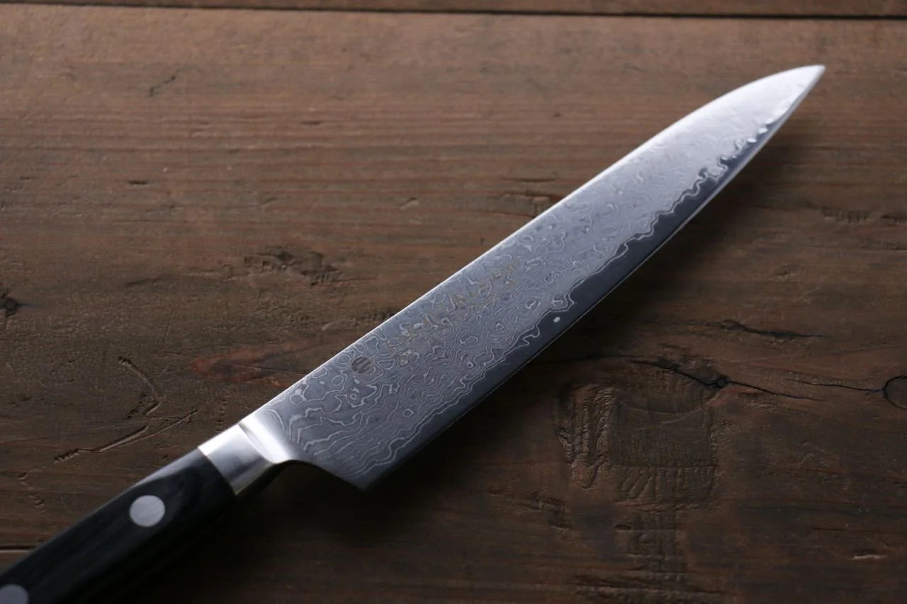 Sakai Takayuki โมลิบดินัม ดามัสกัส 63 ชั้น มีดขนาดเล็ก  Petty มีดทำครัวญี่ปุ่น 120mm