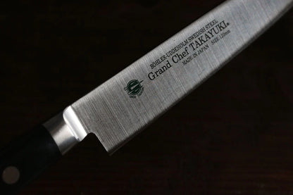 Sakai Takayuki Grand Chef Swedish Steel (เหล็กสวีเดน) มีดขนาดเล็ก  Petty มีดทำครัวญี่ปุ่น 90mm