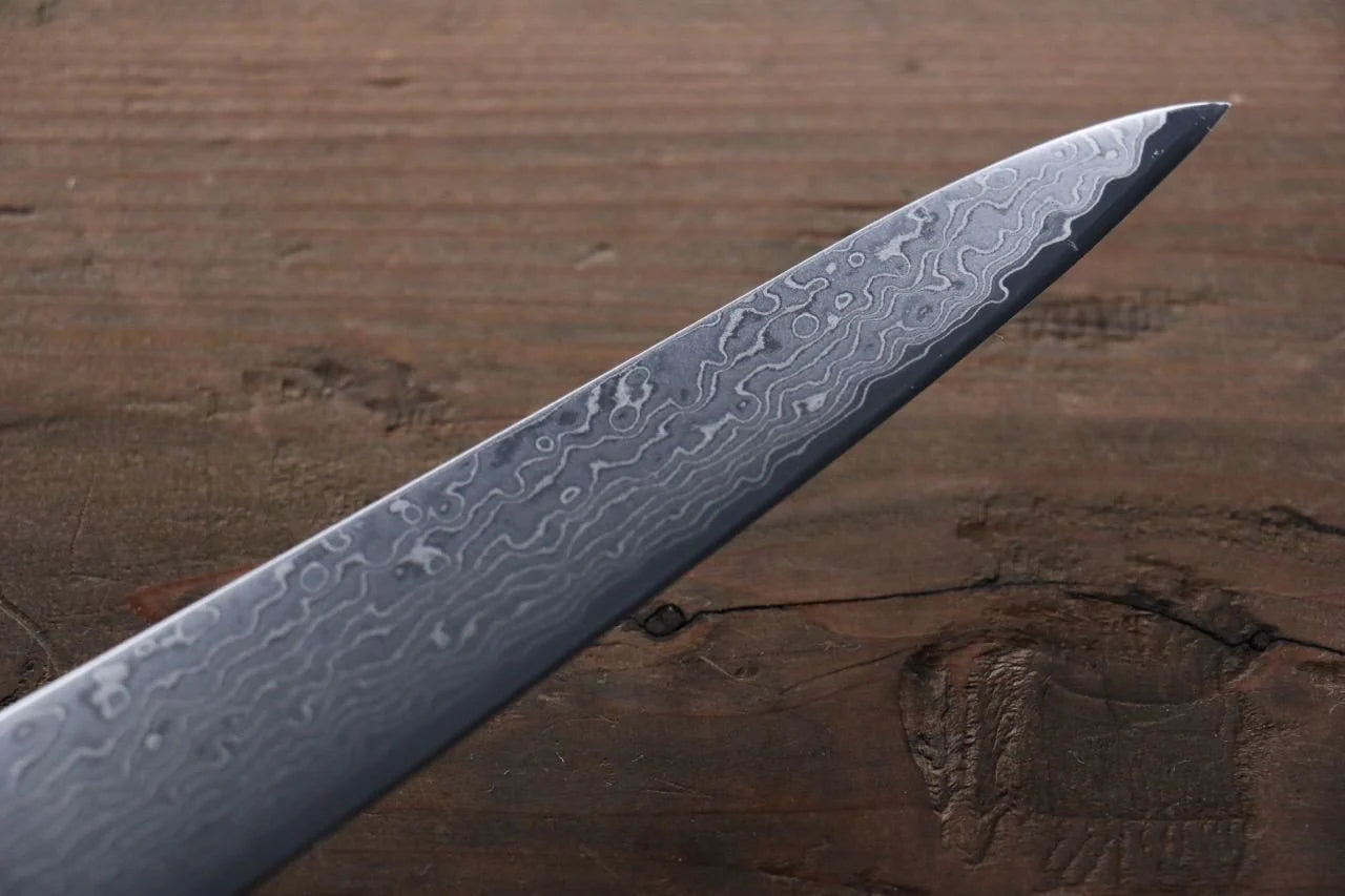 Sakai Takayuki โมลิบดินัม ดามัสกัส 63 ชั้น มีดเลาะเอ็น Sujihiki มีดทำครัวญี่ปุ่น 240mm