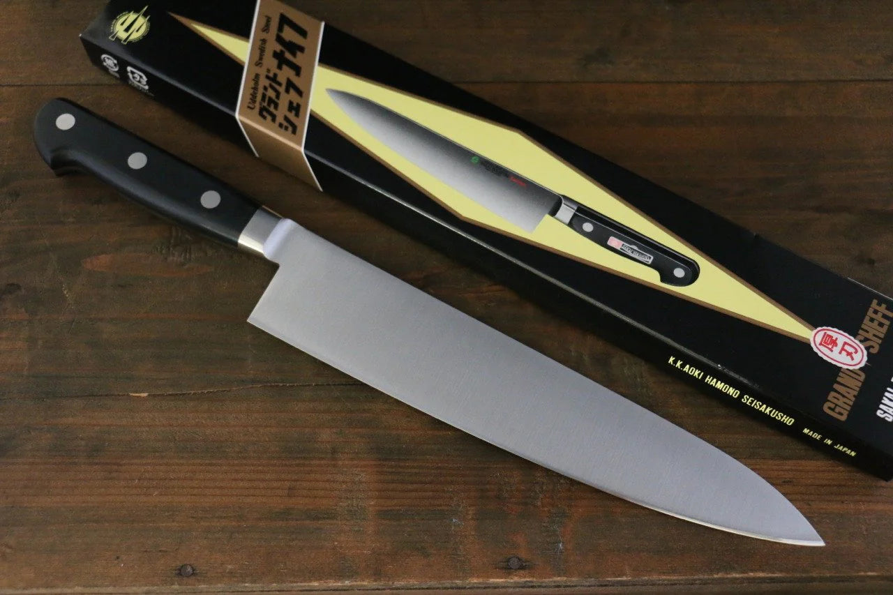 Sakai Takayuki Grand Chef Swedish Steel (เหล็กสวีเดน) มีดกิวโตะ Gyuto มีดทำครัวญี่ปุ่น 240mm
