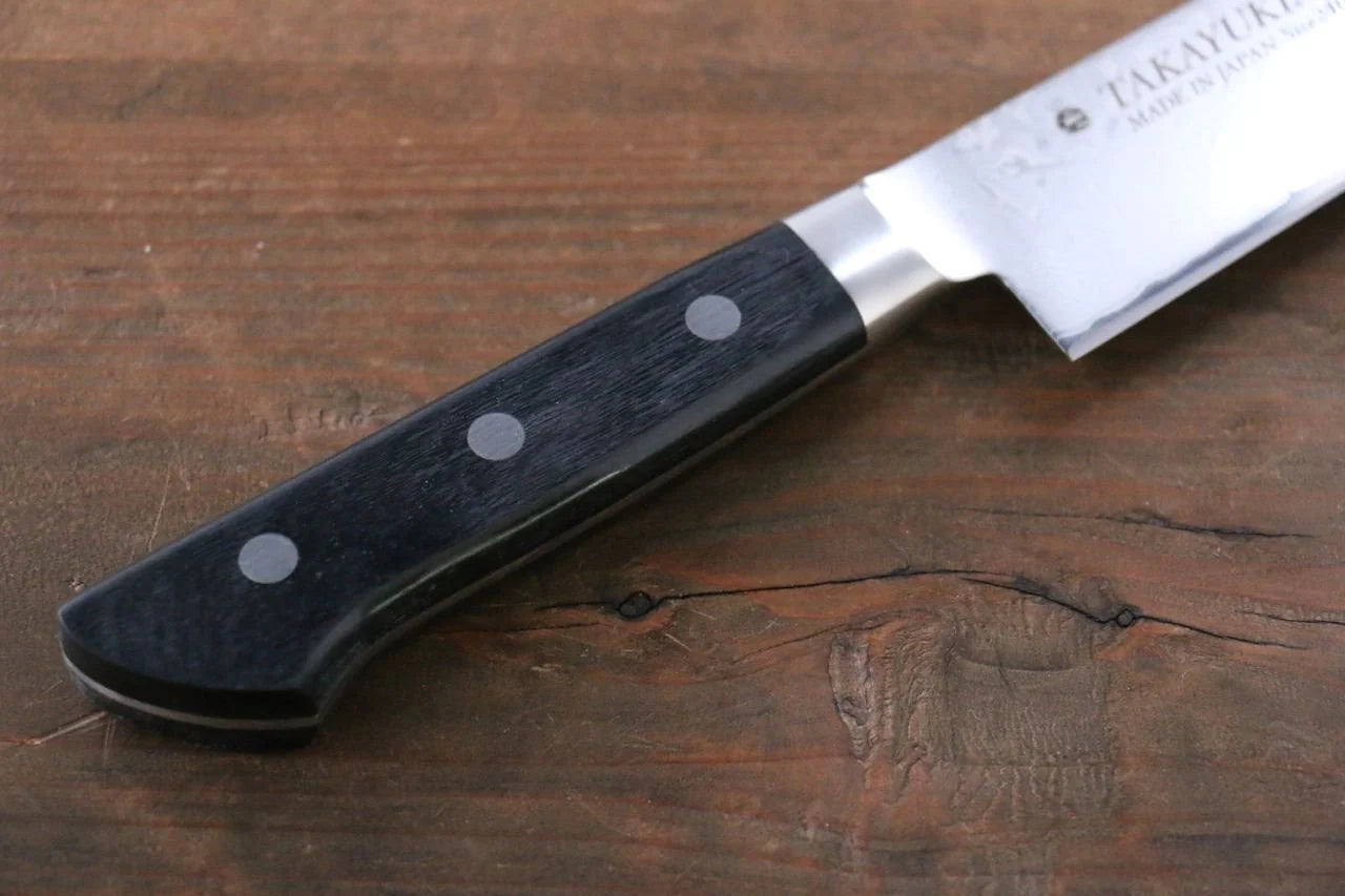 Sakai Takayuki โมลิบดินัม ดามัสกัส 63 ชั้น มีดเลาะเอ็น Sujihiki มีดทำครัวญี่ปุ่น 270mm