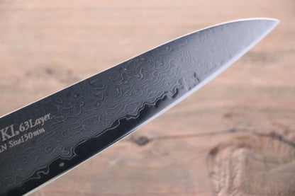 Sakai Takayuki โมลิบดินัม ดามัสกัส 63 ชั้น มีดขนาดเล็ก  Petty มีดทำครัวญี่ปุ่น 120mm