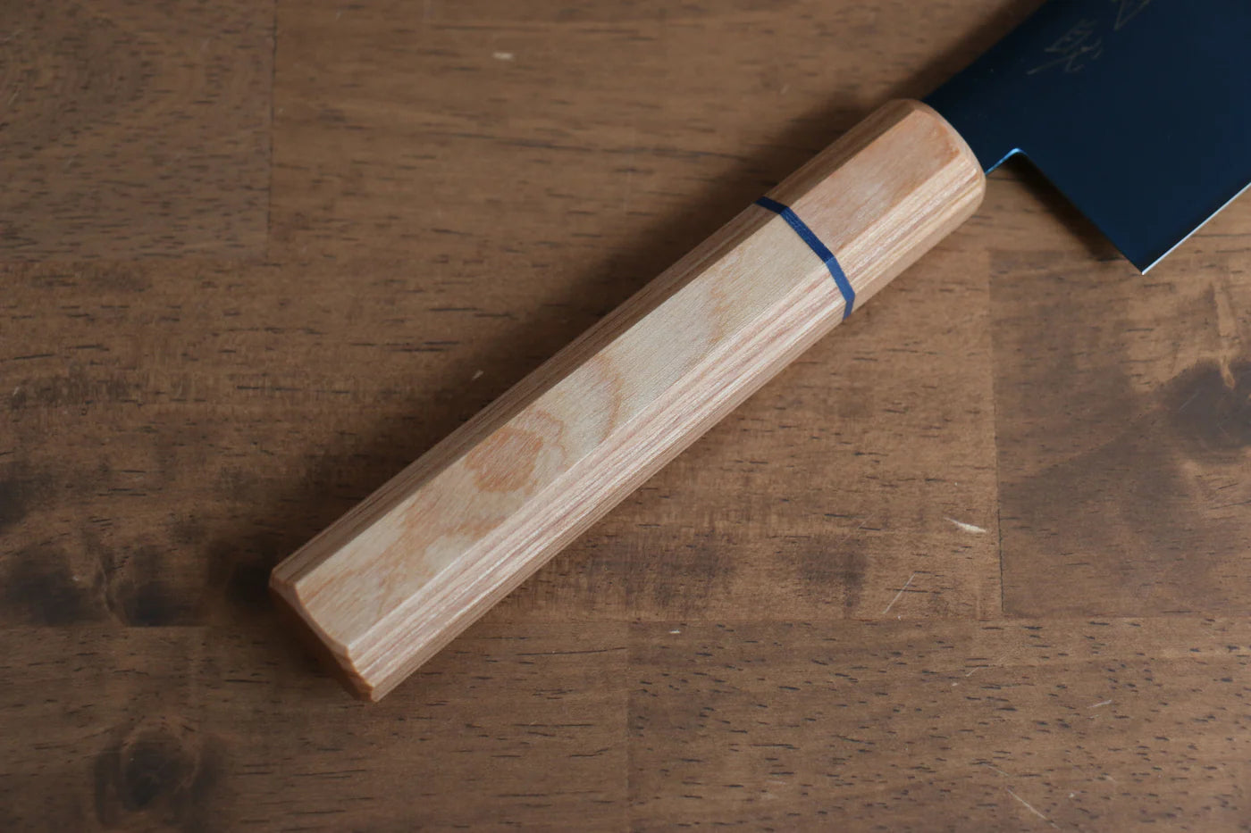Seisuke เหล็ก SK-85 Ion plating มีดหั่นผัก Nakiri มีดทำครัวญี่ปุ่น 160mm ด้ามไม้สีขาว