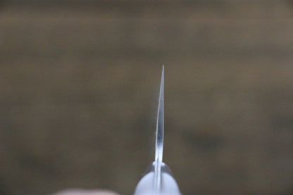 Takeshi Saji SRS13 ดามัสกัส ลายค้อนตี มีด Kengata Gyuto มีดทำครัวญี่ปุ่น 240mm ด้ามหินสีขาว