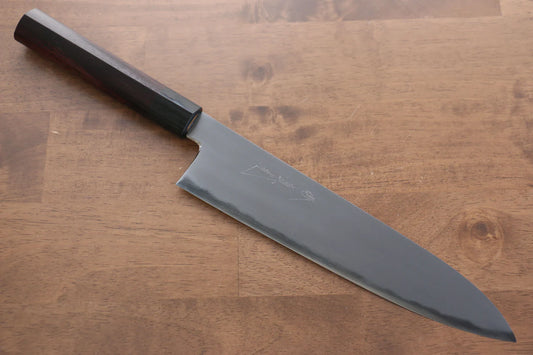 Jikko White Steel (เหล็กกล้าขาว) No.2 มีดกิวโตะ Gyuto มีดทำครัวญี่ปุ่น 240mm ด้ามไม้พะยูง