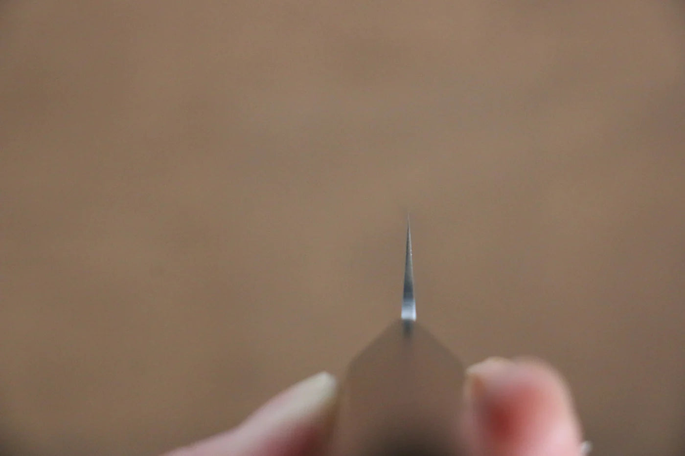 Seki Kanetsugu Heptagon Wood VG2 ลายค้อนตี มีดหั่นขนมปัง มีดทำครัวญี่ปุ่น 210mm ด้ามไม้ Pakka wood (หกเหลี่ยม)