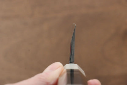 Jikko  Blue Steel (บลูสตีล) มีด Kiritsuke Deba มีดทำครัวญี่ปุ่น 120mm ด้ามไม้มะเกลือ (ประดับห่วงคู่)