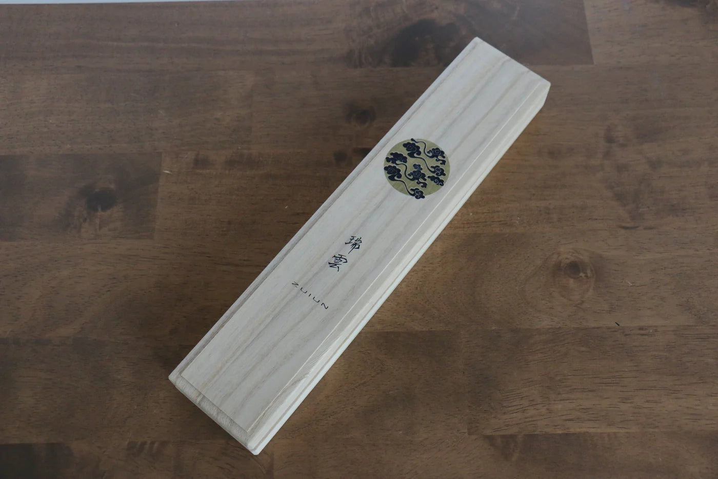 Seki Kanetsugu ZUIUN SPG2 ขัดขึ้นเงากระจก ลายดามัสกัส มีด Kiritsuke Petty-Utility มีดทำครัวญี่ปุ่น 150mm ด้ามไม้ Pakka wood ประดับห่วงขาว (หกเหลี่ยม)