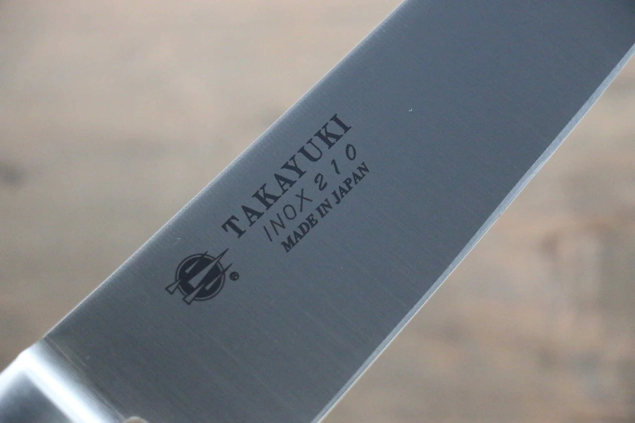 Sakai Takayuki โมลิบดินัม INOX มีดกิวโตะ Gyuto มีดทำครัวญี่ปุ่น 210mm ด้ามพลาสติกเรซิ่น POM