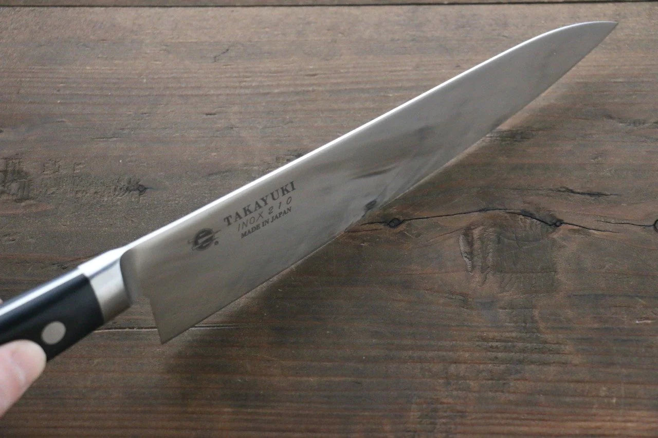 Sakai Takayuki โมลิบดินัม INOX มีดกิวโตะ Gyuto มีดทำครัวญี่ปุ่น 210mm ด้ามพลาสติกเรซิ่น POM