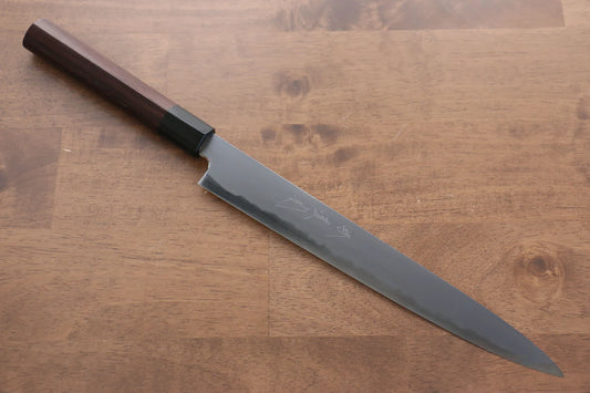 Jikko White Steel (เหล็กกล้าขาว) No.2 มีดเลาะเอ็น Sujihiki มีดทำครัวญี่ปุ่น 240mm ด้ามไม้พะยูง