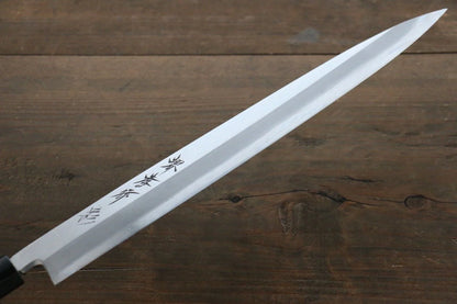 Sakai Takayuki Shikisai Akebono INOX มีด Yanagiba มีดทำครัวญี่ปุ่น ด้ามเคลือบ มีฝัก (ปลอก) มีด
