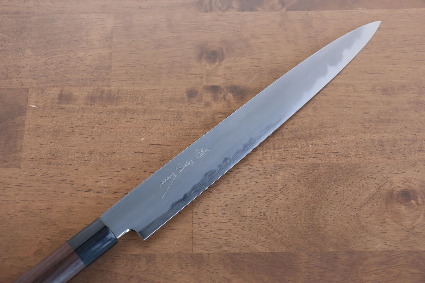 Jikko White Steel (เหล็กกล้าขาว) No.2 มีดเลาะเอ็น Sujihiki มีดทำครัวญี่ปุ่น 270mm ด้ามไม้พะยูง