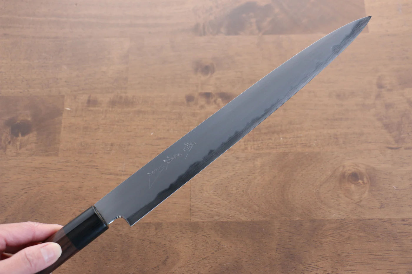 Jikko White Steel (เหล็กกล้าขาว) No.2 มีดเลาะเอ็น Sujihiki มีดทำครัวญี่ปุ่น 270mm ด้ามไม้พะยูง
