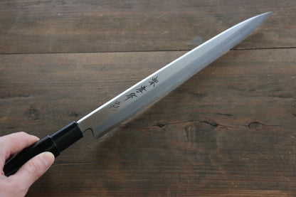 Sakai Takayuki Shikisai Akebono INOX มีด Yanagiba มีดทำครัวญี่ปุ่น ด้ามเคลือบ มีฝัก (ปลอก) มีด