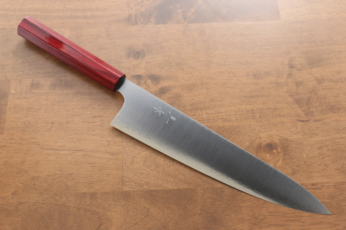 Kei Kobayashi R2/SG2 มีดกิวโตะ Gyuto มีดทำครัวญี่ปุ่น 240mm ด้ามเคลือบสีเเดง