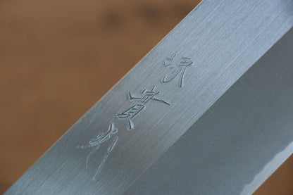 Jikko White Steel (เหล็กกล้าขาว) No.2 ขัด มีดหั่นผัก Nakiri มีดทำครัวญี่ปุ่น 165mm ด้ามไม้พะยูง